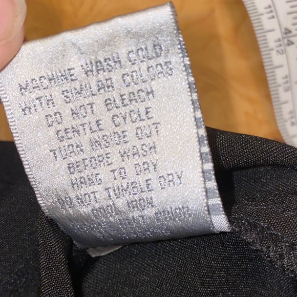 Olivia Matthews Black Gray Patterned Midi Dress Size 18W - Picture 12 of 12